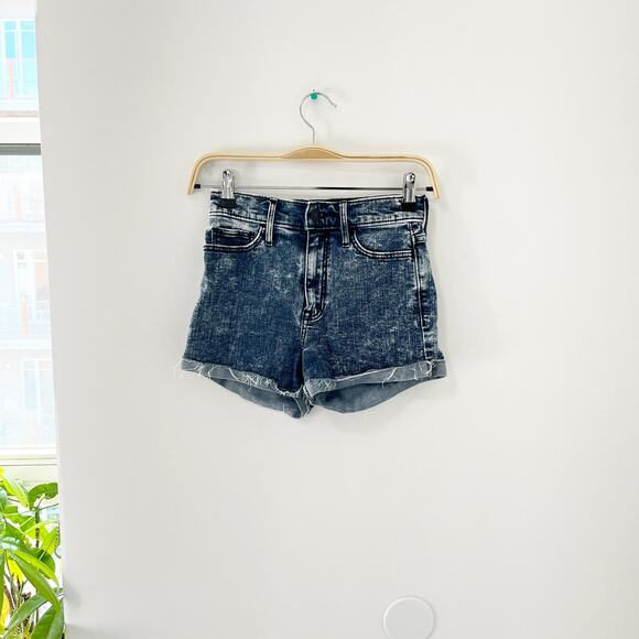 Abercrombie & Fitch Blue Acid Wash Cutoff Denim Shorts Size 25 - Picture 1 of 5